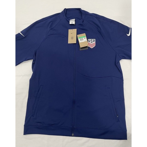 Nike USMNT Academy Pro Soccer Mens Jacket SLIM FIT - Picture 4 of 4